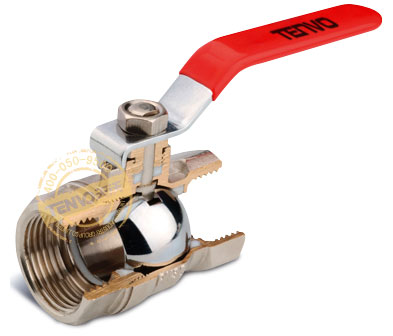 二片式內(nèi)螺紋球閥解剖圖