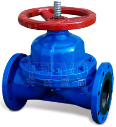 堰式手動(dòng)襯膠隔膜閥