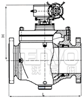 上裝式球閥結(jié)構(gòu)圖