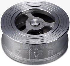 H72H型對(duì)夾式止回閥實(shí)物圖