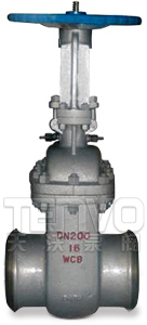 焊接式水封閘閥實物圖