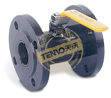 填料倉(cāng)整體式法蘭球閥實(shí)物圖