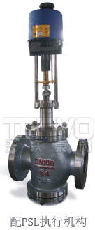 配PSL電子式電動雙座調(diào)節(jié)閥實物圖