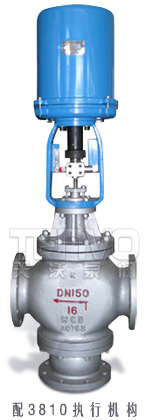 配3810三通分流調(diào)節(jié)閥實(shí)物圖